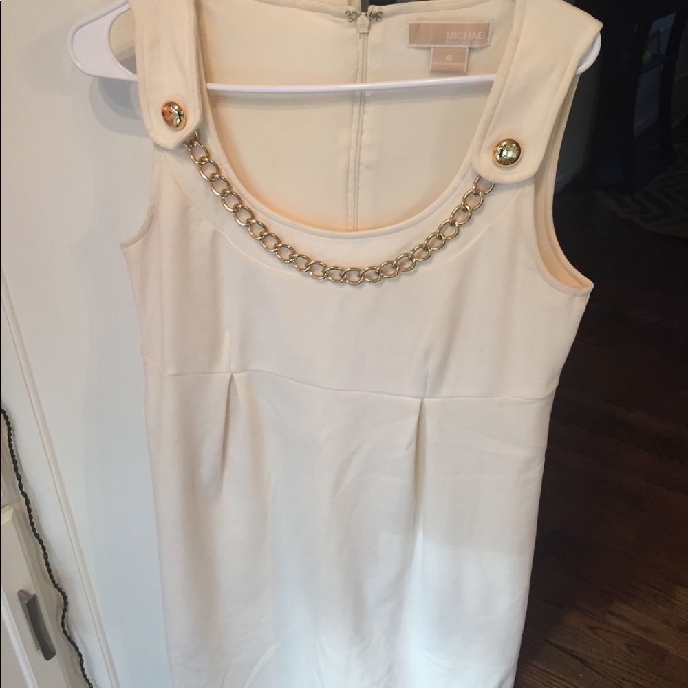 Michael Kors size 6 cream colored dress
